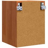  Omarica na steni z vrati 2 pcs Voskast rjav 30 x 30 x 40 cm, (5000200853) Slike