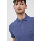 Tommy Hilfiger Polo majica za muškarce, boja: ljubičasta