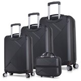 Zoozie Bags set kofera 1369, 4 dijela, crni | Eponuda.ba