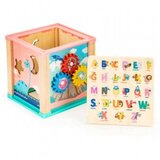 ECO TOYS drvena edukativna kocka Dino | shoptok.hr