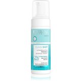 Eveline Cosmetics Clean Shot 2% Panthenol Complex nežna čistilna pena s pomirjajočim učinkom 150 ml | Shoptok.si