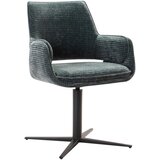 Emilio Belluti NASLANJAČ, kovina, tekstil modra Cene