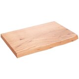 vidaXL Zidna polica svjetlosmeđa 60x40x4 cm od obrađene hrastovine Cijene