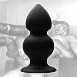 Tom of Finland Weighted Silicone Anal Plug-Black Cene