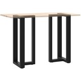  Noge za barsko mizo v obliki črke T, 2 kosa, črne, 50x35x(90-91) cm, jeklo, (22123876) | Shoptok.si