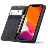 Spacecase OVITEK DENARNICA ZA IPHONE 12 MINI ČRNO USNJENO, (21964273) | Shoptok.si