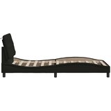  Okvir kreveta s LED-om bez madraca crni 80x200cm od tkanine | shoptok.hr