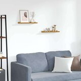  Polica na zidu Zidne 2 pcs Bež 40 x 9 x 3 cm Konstruirano drvo | shoptok.hr