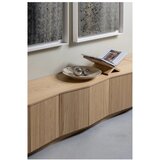 WOOOD TV omarica iz masivnega hrasta v naravni barvi 200x52x45 cm Zuma – | Shoptok.si