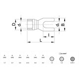  Viljuška AMP 1,5mm | Eponuda.com
