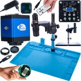Rosfix EARTH PRO DIGITALNI MIKROSKOP MCEP-0.5X + DRACO BLUE PRO KMDBP-HDMI-VGA 2MP KAMERA + SILIKONSKA PODLOGA (PODLAGA Z ŽELEZNO PODLAGO) 480X320MM, (21739105) | Shoptok.si