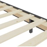Box spring okvir za krevet od tkanine sivi 100 x 200 cm | Shoptok.si