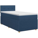 Boxspring krevet s madracem Plava 100 x 200 cm Tkanina | shoptok.hr