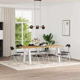 Zložljiva stolica 8 pcs Črna in siva 48 x 43,5 x 81 cm, (5000296818) | Shoptok.si