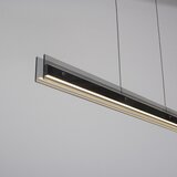 SCHÖNER WOHNEN 11316-18 - led prigušiva viseći luster na sajli lena LED/32W/230V crna | Eponuda.com