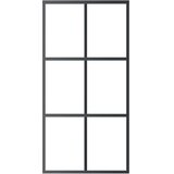  Klizna vrata s priborom ESG staklo i aluminij 102 x 205 cm | shoptok.hr