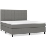 The Living Store Box spring postelja z vzmetnico temno siva 180x200 cm blago - Box Spring Postelja, (21521164) | Shoptok.si