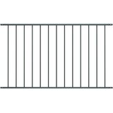 Ogradni panel Woerden čelik s praškastim premazom 1,7x1,17 m antracit boje | shoptok.hr