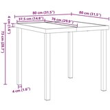  Set 3 Črna PE ratan 54x62.5x89 cm Trajno Zunanja stolica, (22087733) | Shoptok.si