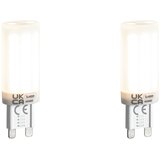 LUEDD Set van 2 G9 3-staps dimbare LED lampen opaal 4.5W 500 lm 4000K Cene