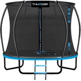 THUNDER Trampolin vrtni – 244 cm, z notranjo varnostno mrežo, lestev, komplet ® ULTRA 8FT BLUE, (5000115954) | Shoptok.si