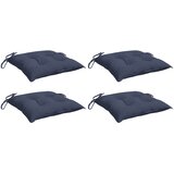  Jastuci za stolice 4 kom modri 40x40x7 cm tkanina Oxford | shoptok.hr