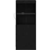  Komoda s LED svjetlima Crni hrast 41x37x100 cm | shoptok.hr