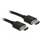 Delock HDMI kabel z mrežno povezavo 1m črn Ultra High Speed HD 8K eARC | Shoptok.si