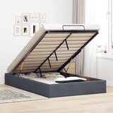 Maison Chic Otomanski Posteljni okvir - Dvoposteljna postelja - Zakonska postelja brez vzmetnice siv 120x200 cm žamet-J523, (21765793) | Shoptok.si
