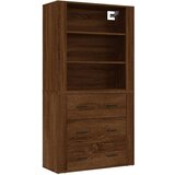  Visoka omara rjavi hrast inženirski les, (20653959) | Shoptok.si