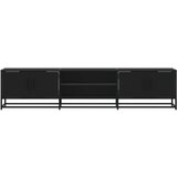 vidaXL TV omarica črna 180x35x41 cm inženirski les | Shoptok.si