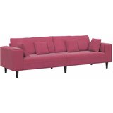 SOFA Vinska crvena 250 x 77 x 76 cm Baršun | shoptok.hr