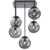 Just LIGHT. 14602-18 - Luster na šipci WIDOW 5xE14/25W/230V crna Cene