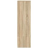 vidaXL Omarica z predalom sonoma hrast 55,5x34x119,5 cm inženirski les | Shoptok.si