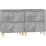  Komode 2 kom siva boja betona 60x35x70 cm od konstruiranog drva | shoptok.hr