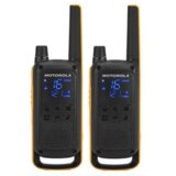 Motorola Talkabout T82 Extreme Twin Pack dvosmerni radio 16 kanalov Črna, Oranžna Cene