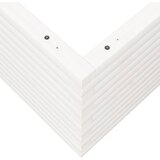  Vrtna sadilica bijela 90x90x46 cm od masivne borovine | shoptok.hr