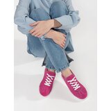 GOODIN Pink openwork sneakers made of natural leather | Shoptok.si