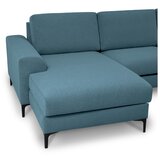 Scandic Tirkizna kutna garnitura (s desnim kutom/u obliku slova "U") Henry – | shoptok.hr