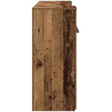  pisalna miza z visokim pultom in omaricama, inženirski les, starinski les, 200x50x103,5 cm | Shoptok.si