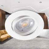 Braytron LED Spot Svetiljka Okrugla 7W Bela CCT BD02-00780 Slike
