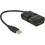 62588 USB cable 0.15 m USB A Black