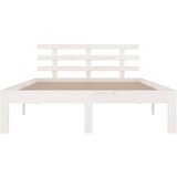  Okvir za krevet od masivnog drva bijeli 135x190 cm bračni | Eponuda.com