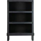 Basiclabel Crna biblioteka od masivnog bora 107x160 cm Bonk – Cijene