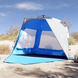 vidaXL Šator za plažu za 3 osobe vodootporni azurnoplavi | shoptok.hr