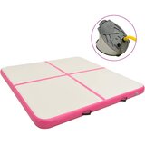  Strunjača na napuhavanje s crpkom 200 x 200 x 20 cm PVC roza | shoptok.hr