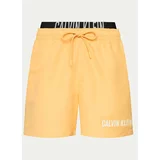 Calvin Klein Swimwear Kopalne hlače KM0KM00992 Oranžna Regular Fit