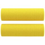  3-dijelni set sofa s jastucima svjetložuti od tkanine | shoptok.hr