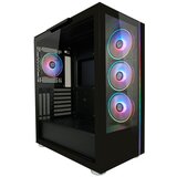 Kuciste LC Power LC-808B-ON Skylla_X, Midi-ATX Case, black, 4x120mm ARGB fan | ePonuda.com