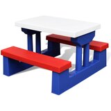  Dječji stol i klupa za piknik sa suncobranom višebojni | shoptok.hr